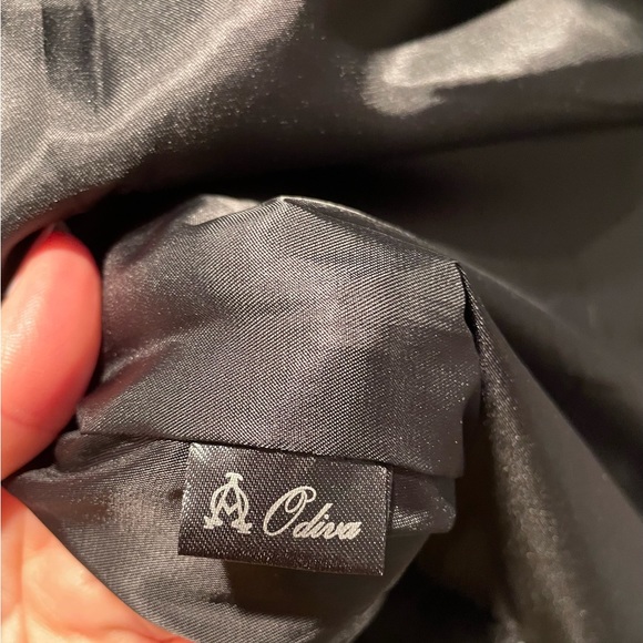 Faux fur black long vest NWOT one size - Picture 4 of 7